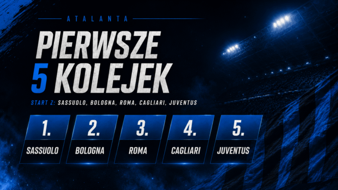 Lega Serie A podała terminy pierwszych 5 kolejek: start z Sassuolo, potem Bologna, Roma, Cagliari i Juventus