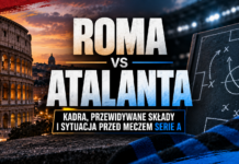Roma – Atalanta: kadra, przewidywane składy i sytuacja przed meczem Serie A